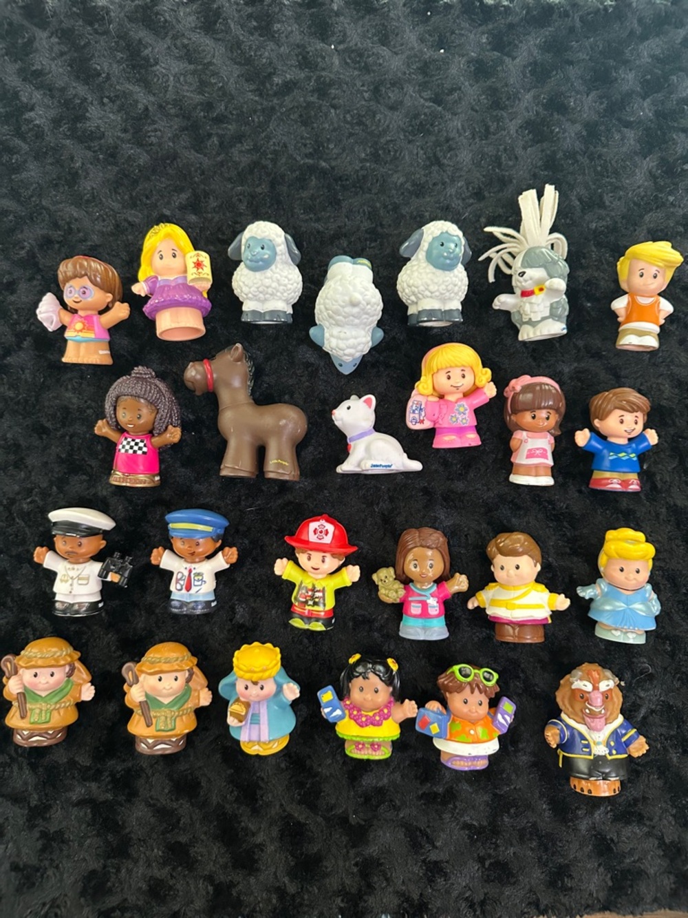 Fisher Price Little People lot of 25 - animals nativity Disney characters